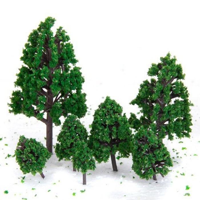 OrgMemory Model Trees Scenery 29-Pack 4-16cm HO Scale