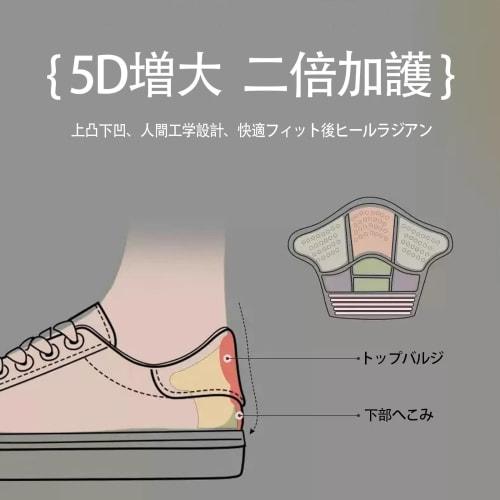 LUYING Heel Pads, Prevents Blisters, Prevents Slip-Off, Adjustable Size, Unisex, Cuttable To Your Liking (Black, Set of 2)