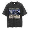 T-shirt Radiohead Lavata Vintage Uomo Donna Hip Hop Cotone Maglietta Band Musicale