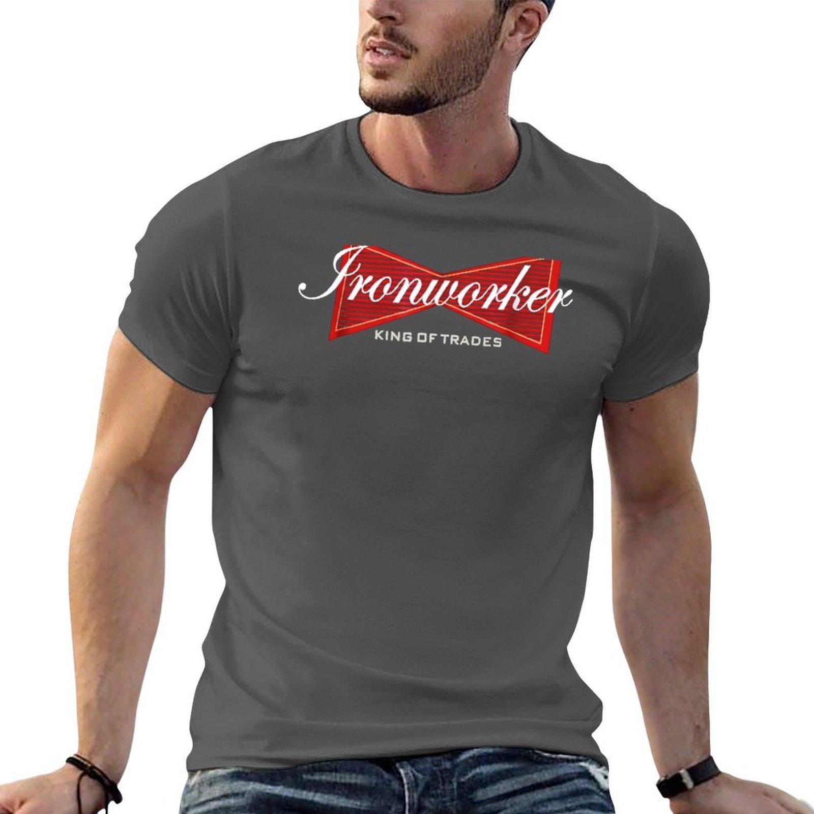 Ironworker TShirt cotton t shirts high quality man t shirts for men TShirt 4XL