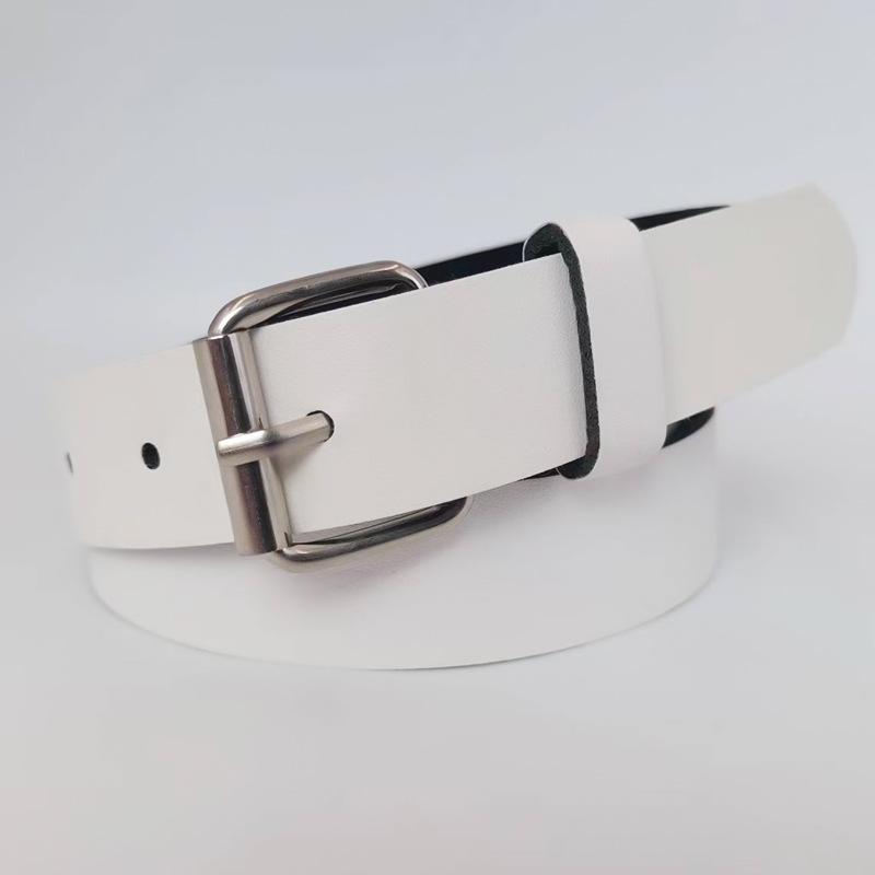 Women's Pin Buckle Belt Casual and Versatile Women's Jeans Decorative Belt Women's Trousers Belt
