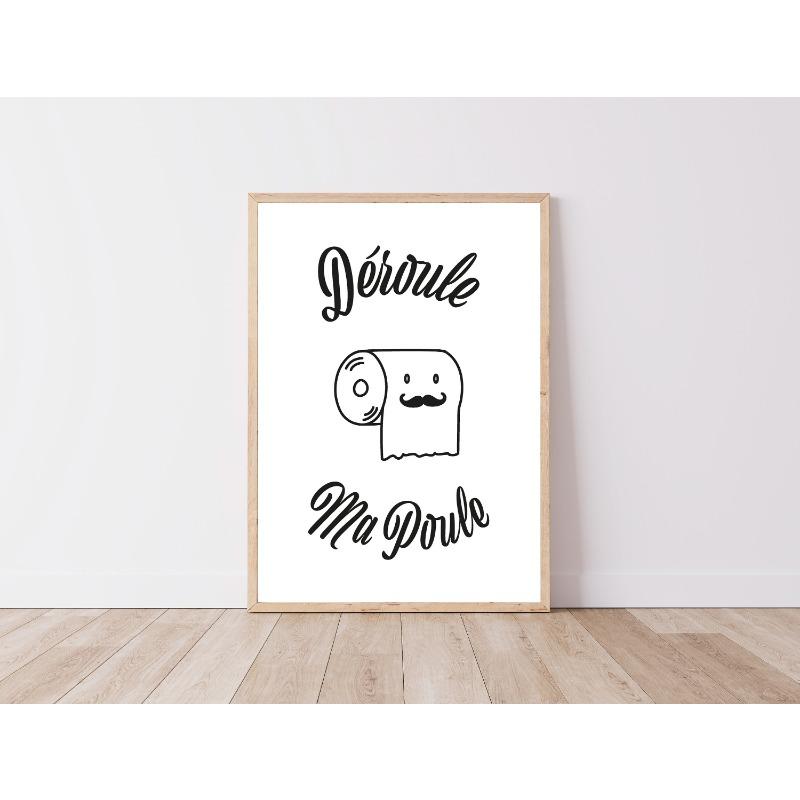 WC Humor French Commentary Toilet Quote Different Ways Poster Print Wall Art Pictures Canvas Painting Living Room Home Decor