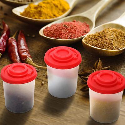 Bouteilles à condiments salières et poivrières résistantes à l'humidité, couvercles hermétiques en plastique transparent, récipients à épices sans BPA