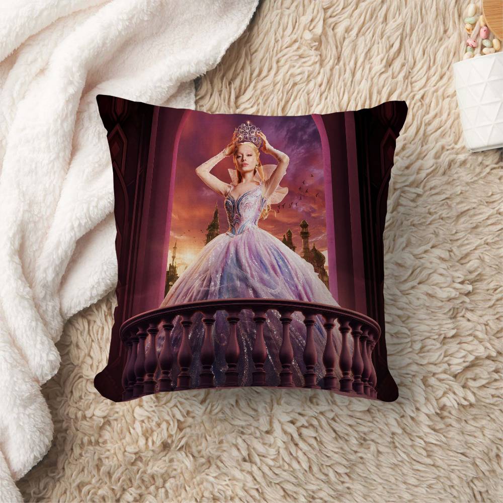 Grande Movie WWicked Pillow Covers Cartoon Sofa Decorative Home Doublesided Printing Short Plush Cute Cushion Cover