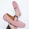 Scarpe da Uomo in Pelle Scamosciata Taglia Grande 50 Mocassini Comode Scarpe Casual Unisex Scarpe da Guida Mocassini Scarpe Piatte Calzature da Uomo