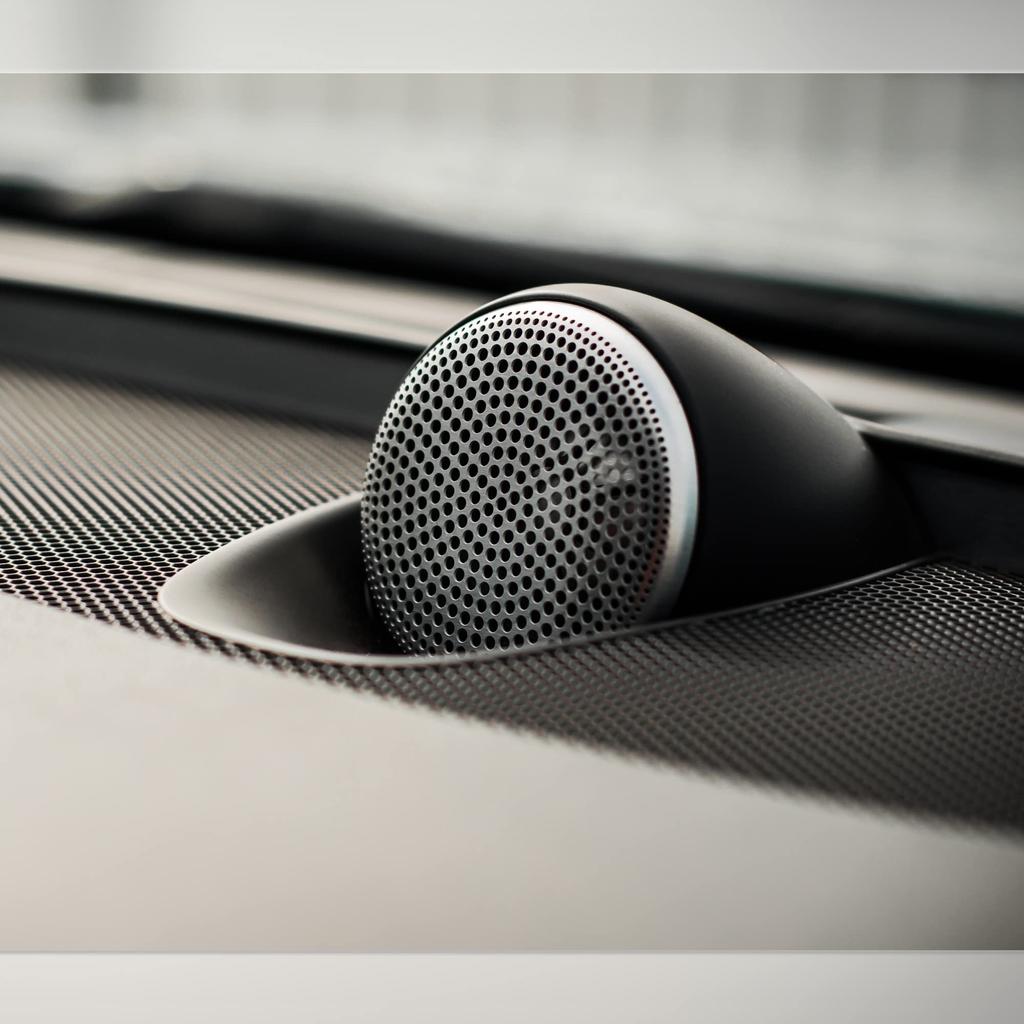 ACROPIX Car Speaker Tweeter Car Auto Speaker High Frequency Stereo Tweeter Silver Tone Plastic 68x53x25mm 2pcs