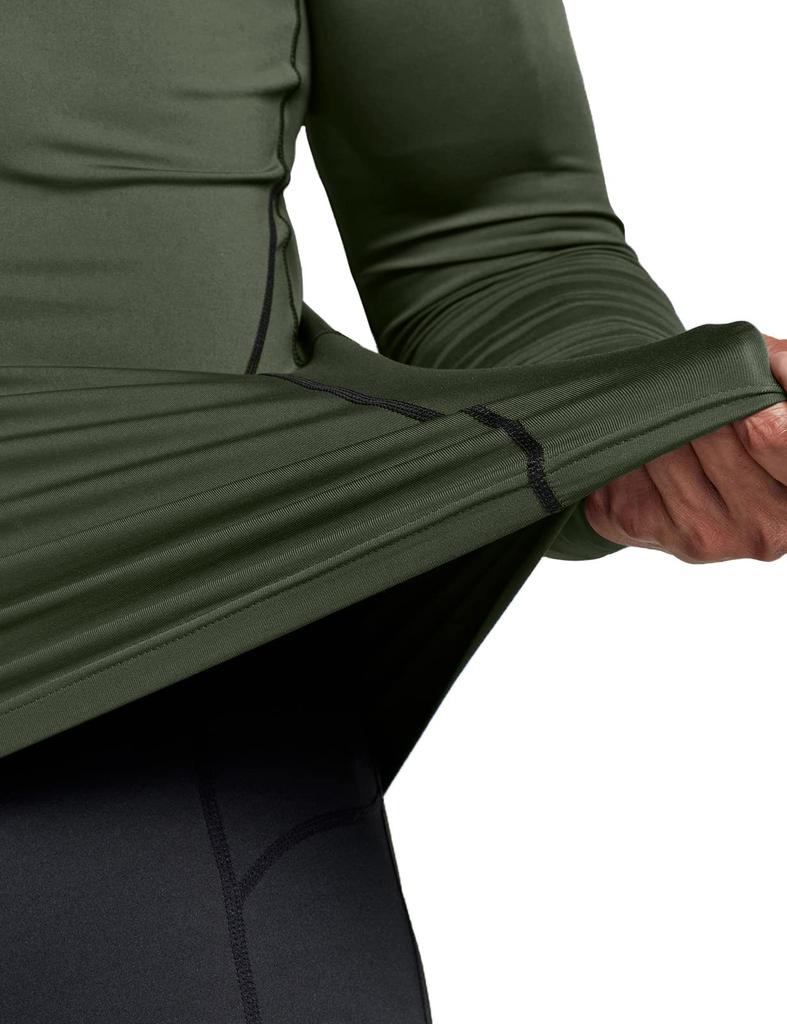 Sportovní Dlouhé 2 kusy Rychlý Teplý Kompresní Kompresní Fleece Běh Sport Studená Zima Vnitřní Teplo Teplé Teplo Chladné počasí Oblečení [Tesla]