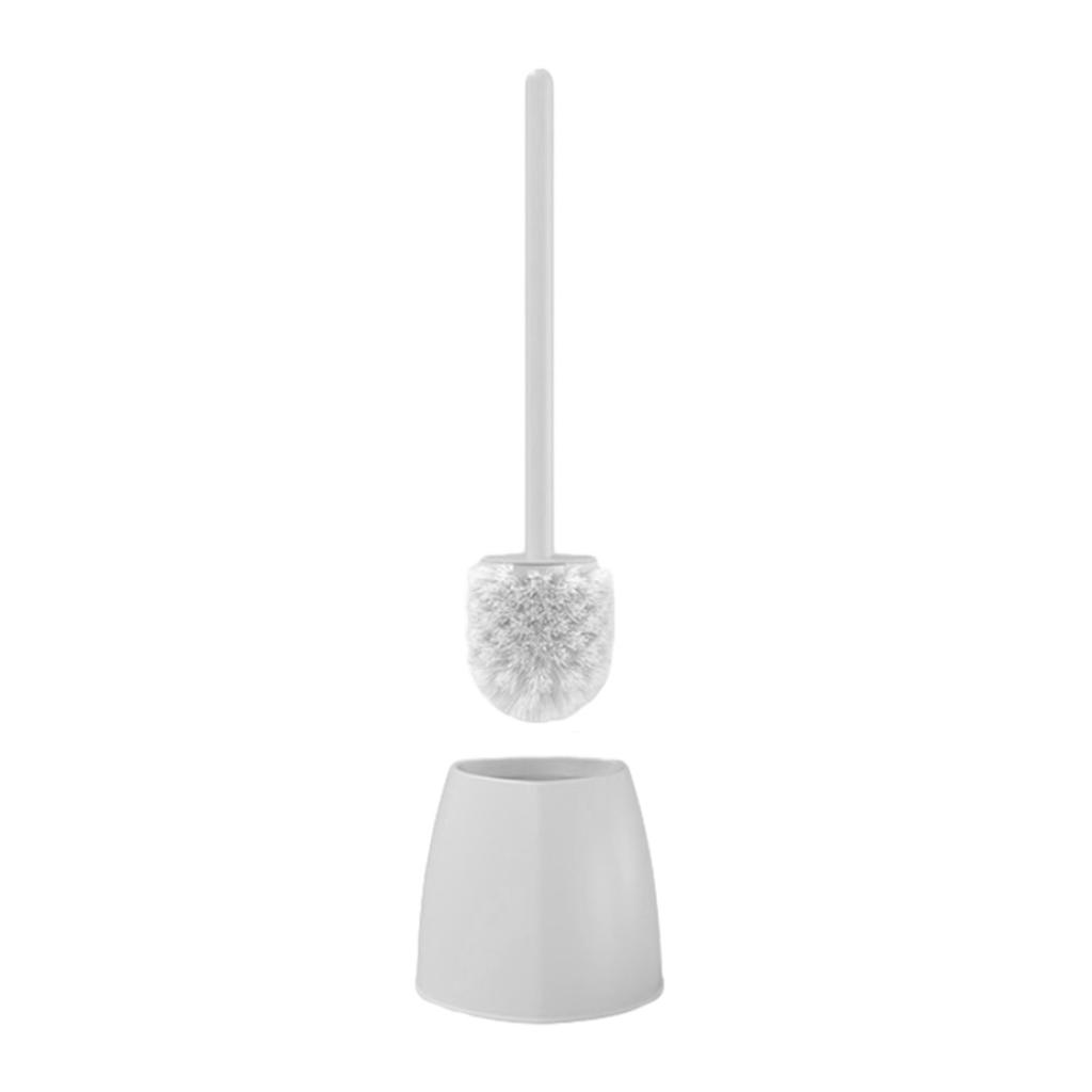 Szczotka toaletowa z twardym włosiem Zestaw szczotek do czyszczenia muszli łazienkowej Nowoczesna i kompaktowa szczotka do czyszczenia toalet Długi uchwyt Włosie do łazienki