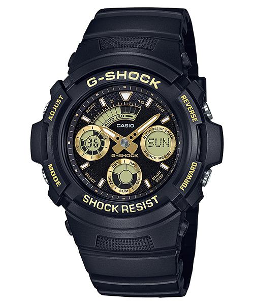 

Casio Men s Resin 200M Water Resistant Analog Shock Resistant Quartz Watch AW-591GBX-1A9 чёрный