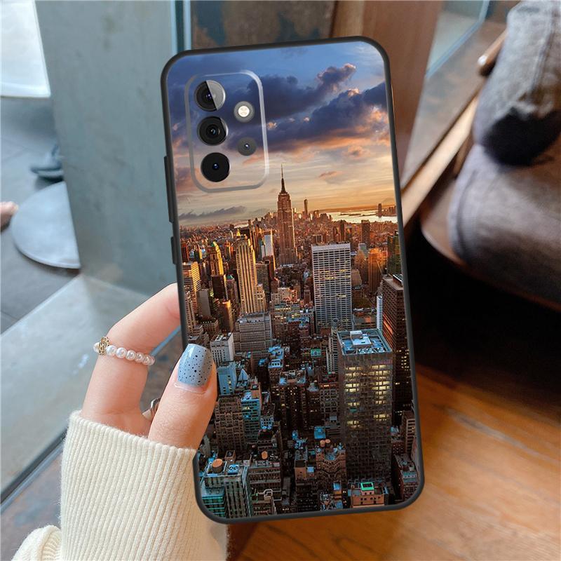 New York City Case For Samsung Galaxy A16 A13 A26 A36 A56 A06 A55 A35 A15 A54 A34 A14 A53 A12 A22 A32 A52