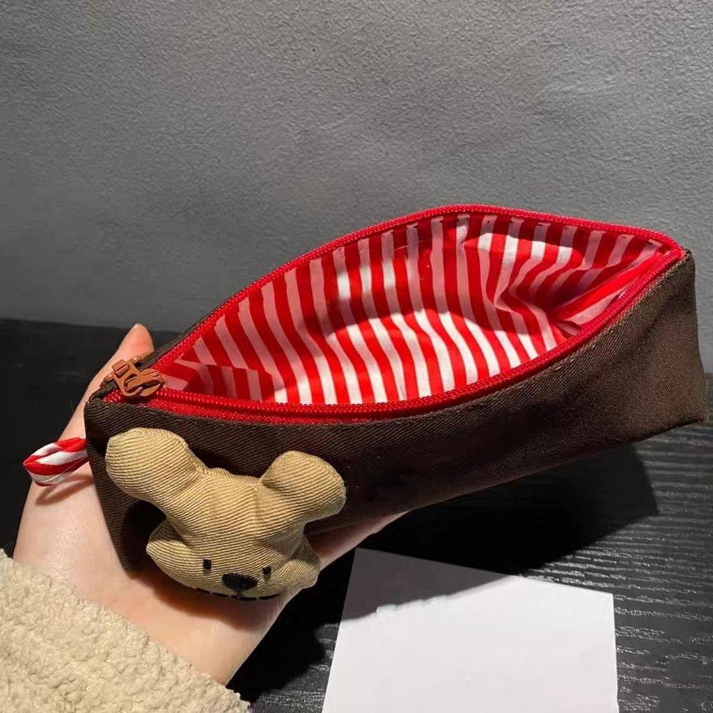 Korean Style Cute Puppy Pencil Case: Large Capacity, Girlish Heart Design, Multifunctional & Portable Storage Bag for Students