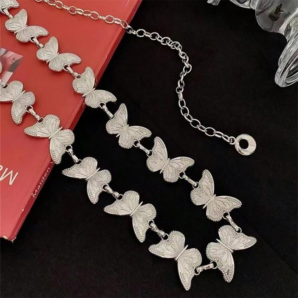 1pc Fashion Butterfly Waist Chain Belt Female Designer Elegant Belts For Women High-end Luxury Brands Adjustable Dress Waistband