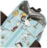 Mini toteväska i väska 6029 Snoopy miljöpåse för busshållplats blå [Sifre] 2-vägs dam,