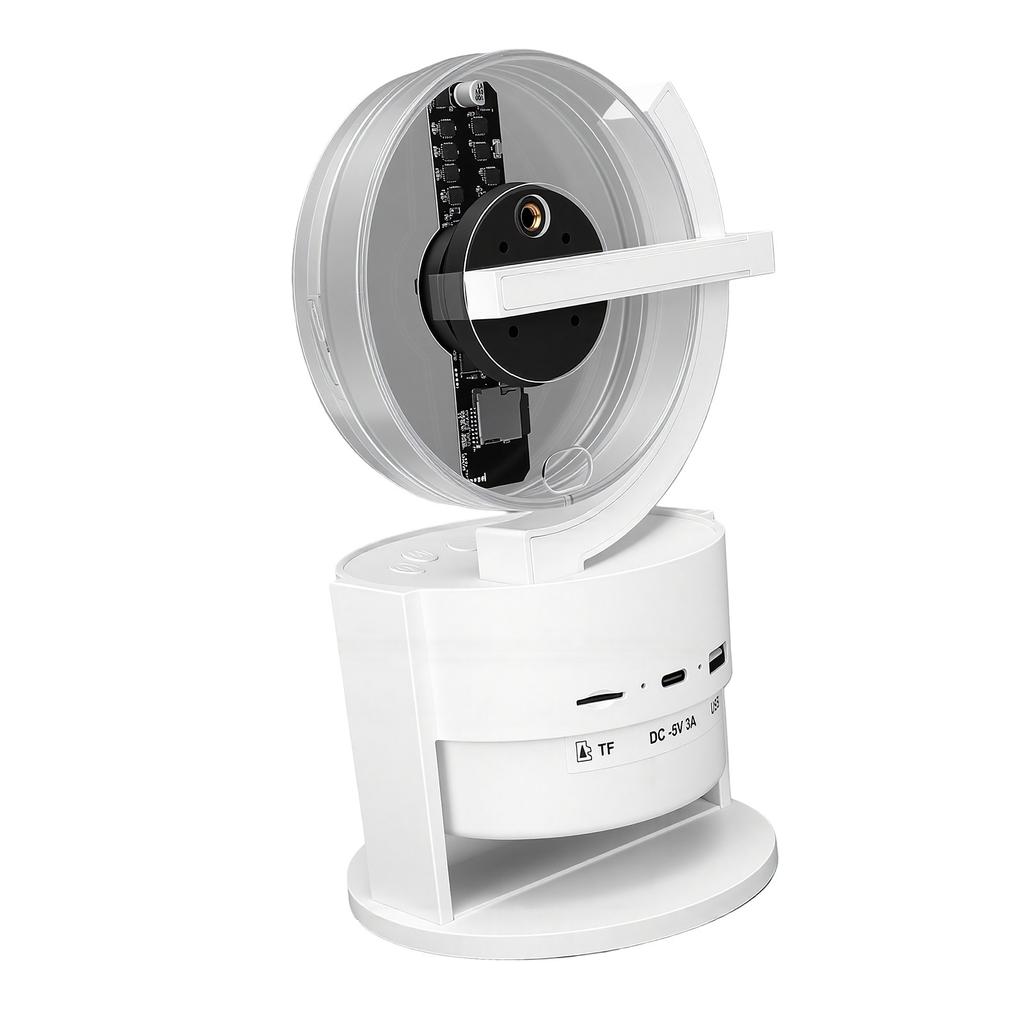 3D Holographic Fan 4.6 Inch LED Display 90 Beads WiFi Portable 5D Hologram Projector Fan For Birthday Party