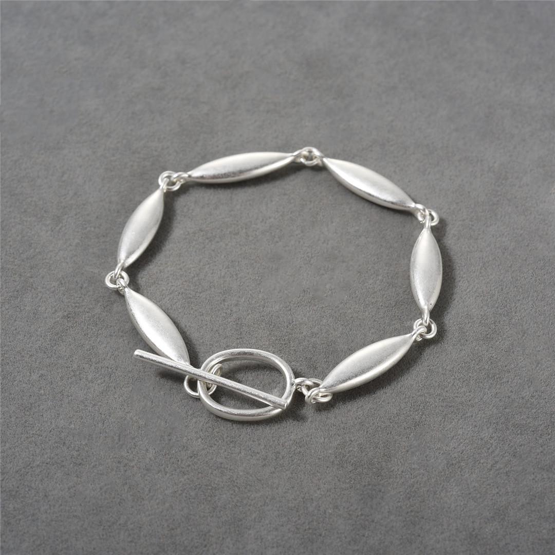 Холодный Ветер Нишевый Дизайн Продвинутая Текстура Ивовый Лист Металлическая Цепь Уникальная Индивидуальность Браслет Ожерелье Женский