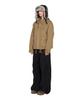 Aakam 4-Pocket Collar Work Jacket (Beige)