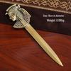Zinc Alloy Retro Metal Letter Opener, European-American Style, In Stock