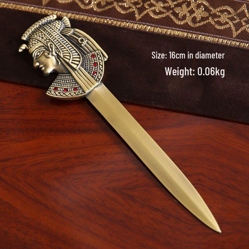 Zinc Alloy Retro Metal Letter Opener, European-American Style, In Stock