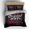 Green Day American Idiots Set Bedding Duvet Cover Set Duvet Cover Pillowcases  (1*Duvet Cover 2*Pillowcases, without duvet insert)