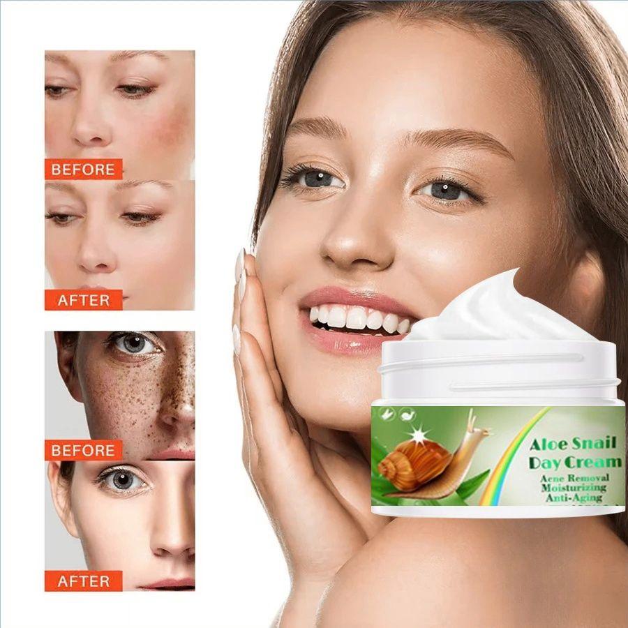 Retinolo Lumaca Aloe Crema viso Sbiancante antirughe Idratante Anti-età Viso Giorno Crema da notte Cura della pelle