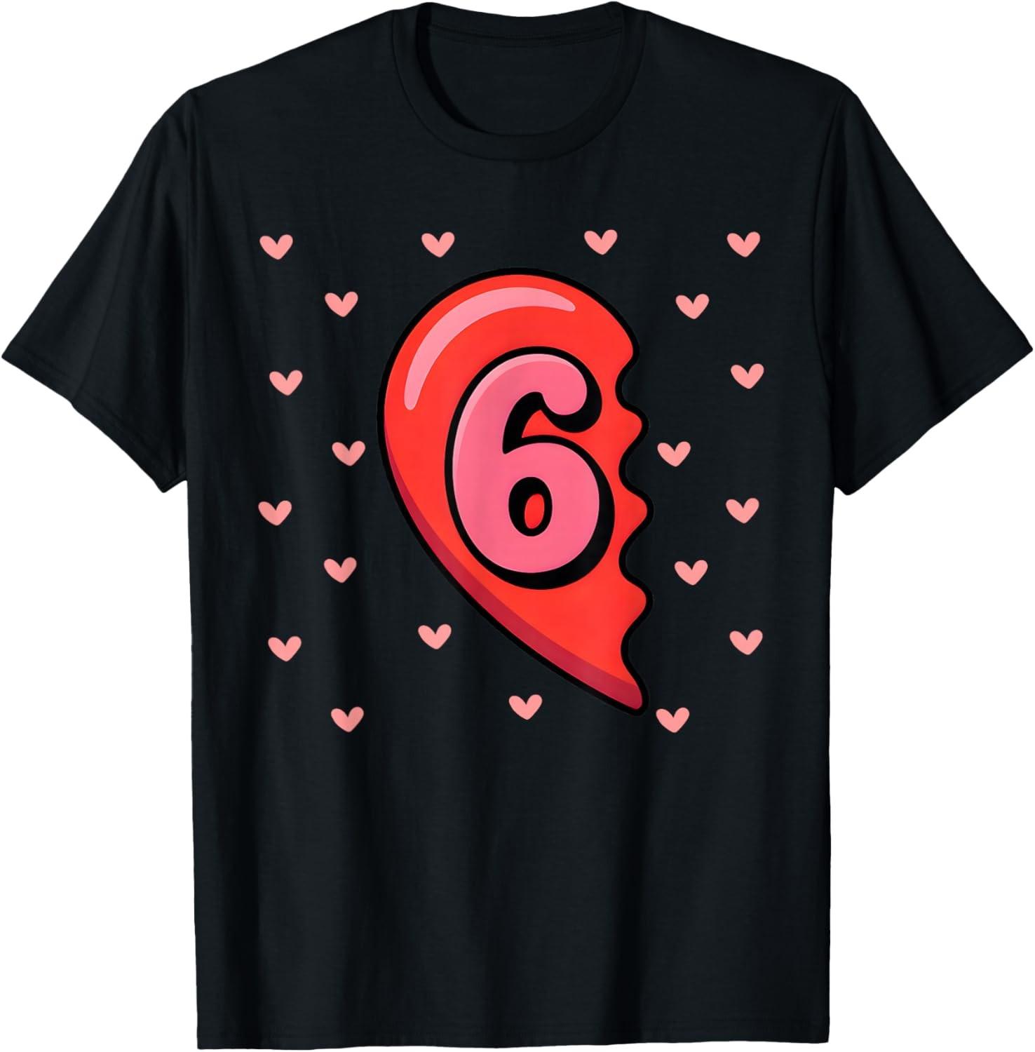 67 Valentines Couple Shirt 67 Hearts Matching Valentine T-Shirt S разноцветный
