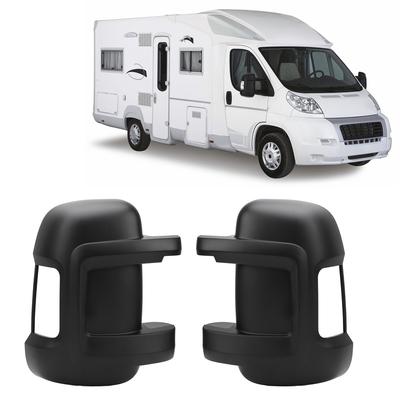 Door Mirror Cover Rearview Mirror Cover  Protective High Strength Side Mirror Cover Trim for Ducato 250 2006 and After Black