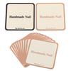 10 Blatt Press-On-Nagel-Verpackungskarten Falsche Nagel-Design-Musterkarte Zur Präsentation von Handgemachten Maniküre-Mustern Für Salons