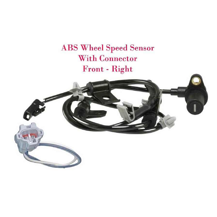 ABS Wheel Speed Sensor  &Connector Front Right Fits: Hyundai Elantra 2001- 2006