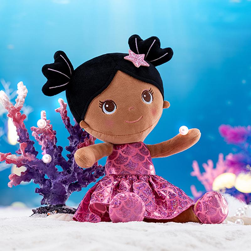 Plush Toys Girl Gifts for Kids Soft Toys Girl‘s Birthday Gift Cute New Fashion Girl Tina Fish Scale Series 30 Cm