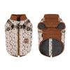 Warm Cotton Pet Vest Small Medium Dogs Winter Coat With Leash Loop Windproof Outerwear