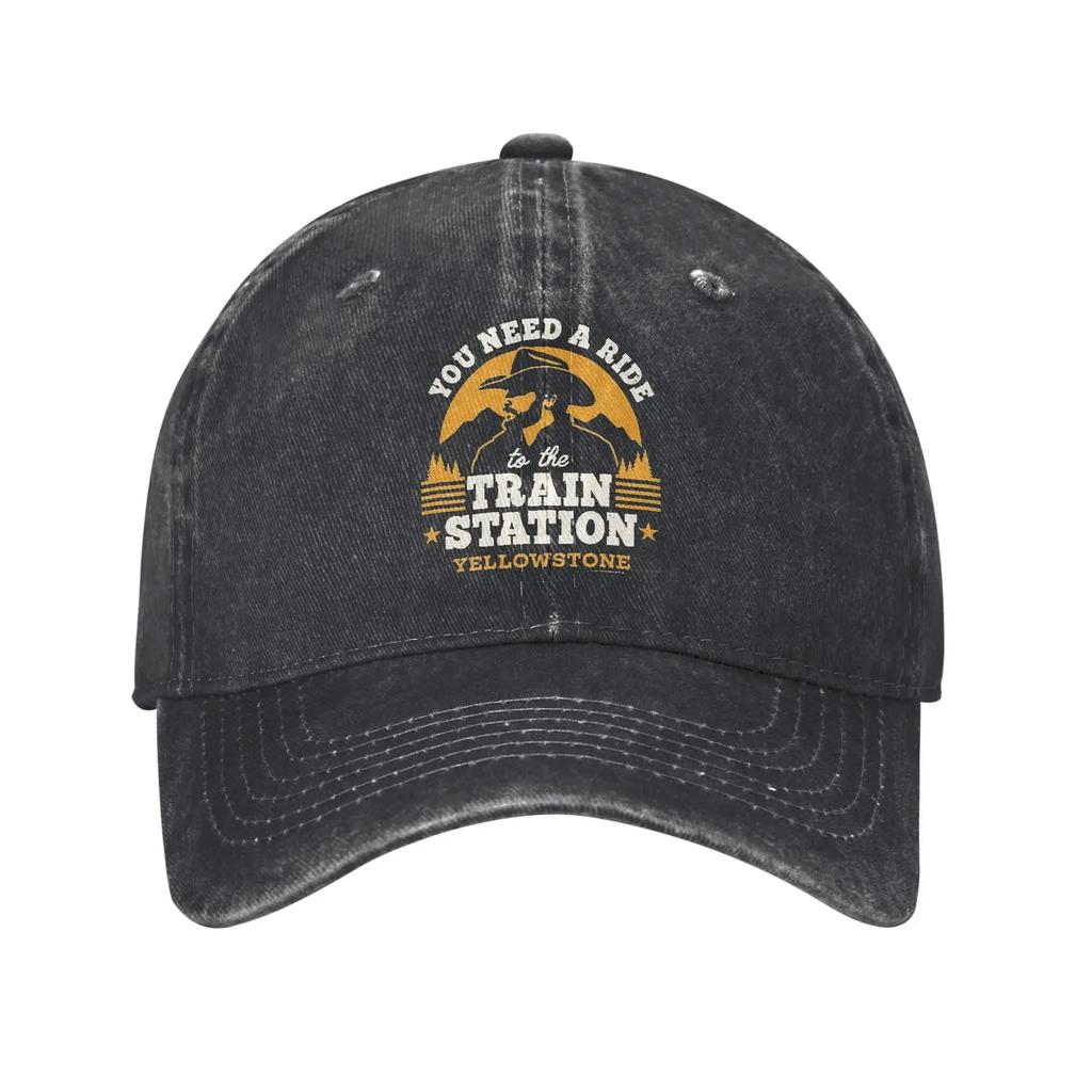 aRip Wheeler Yellowstone Unisex Baseball Cap John Dutton Ranch Distressed Washed Caps Hat Casual Outdoor Workouts Gift Sun Cap