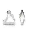 Cartoon animal 3D Combination Mold Squirrel Penguin Raccoon Cookie Mold Stainless Steel Fondant Baking Tool