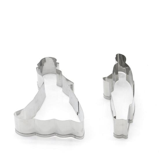Cartoon animal 3D Combination Mold Squirrel Penguin Raccoon Cookie Mold Stainless Steel Fondant Baking Tool