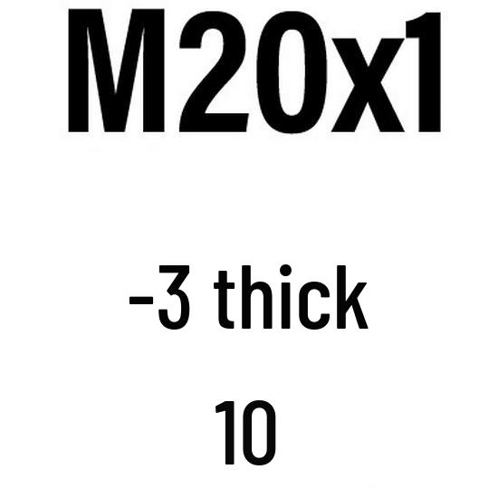 M6-M30 White Zinc Hex Thin Fine Thread Lock Nut GB808.