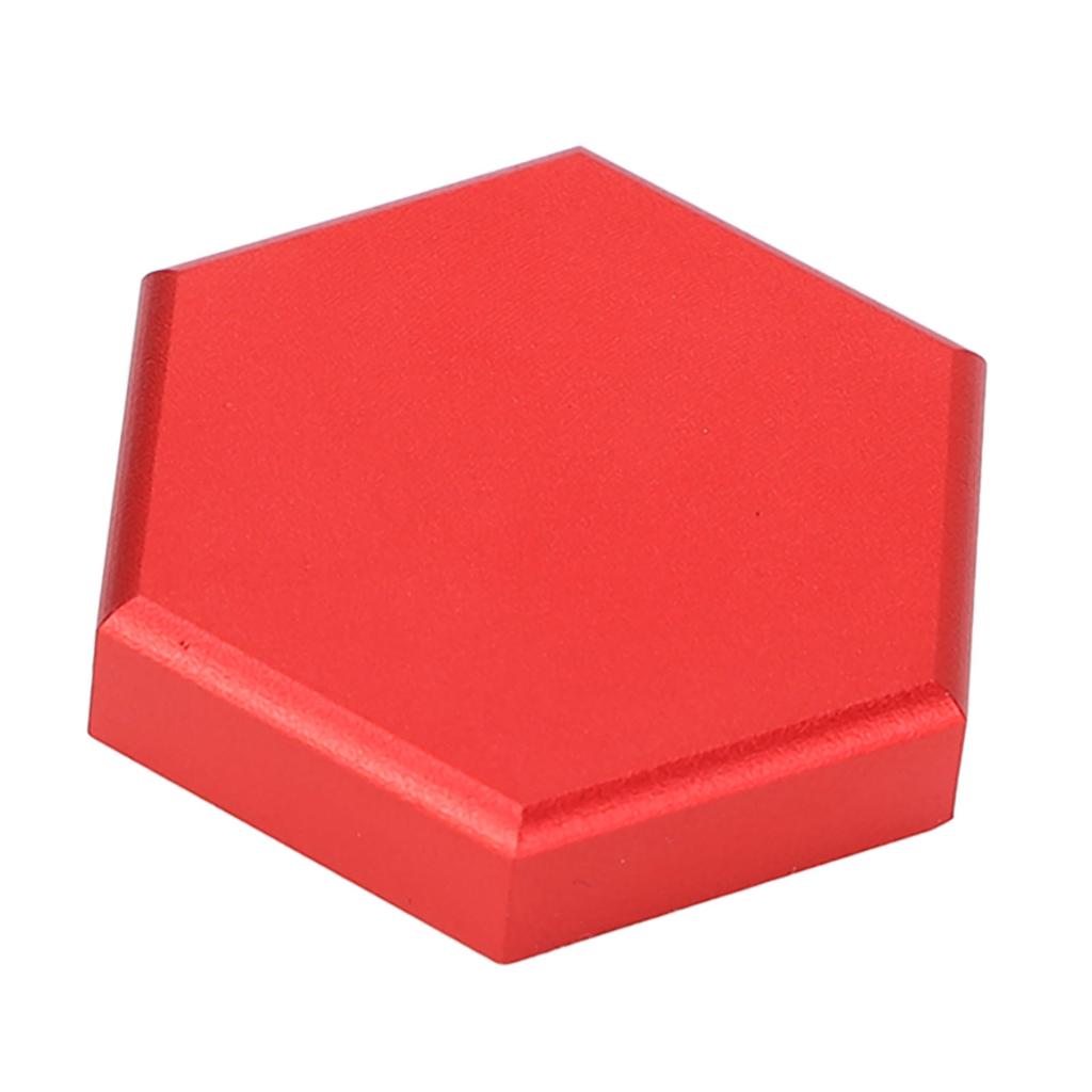 Estojo de Giz de Bilhar Magnético Hexagonal de Alumínio Seção Única Caixa de Giz para Taco de Sinuca para Hexagonal