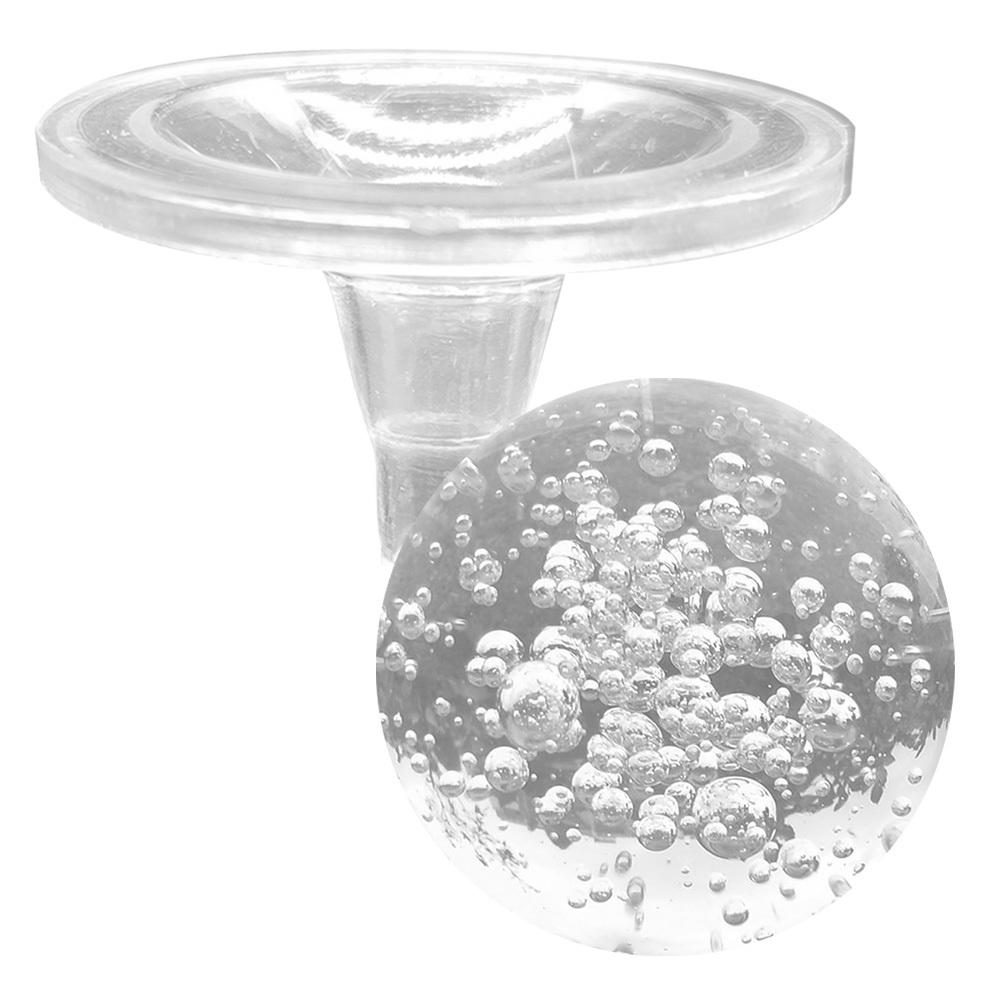 1Set Crystal Ball Ornament Decorative Sphere Delicate Home Office Desktop Fountain Decoration Stylish Art Gift