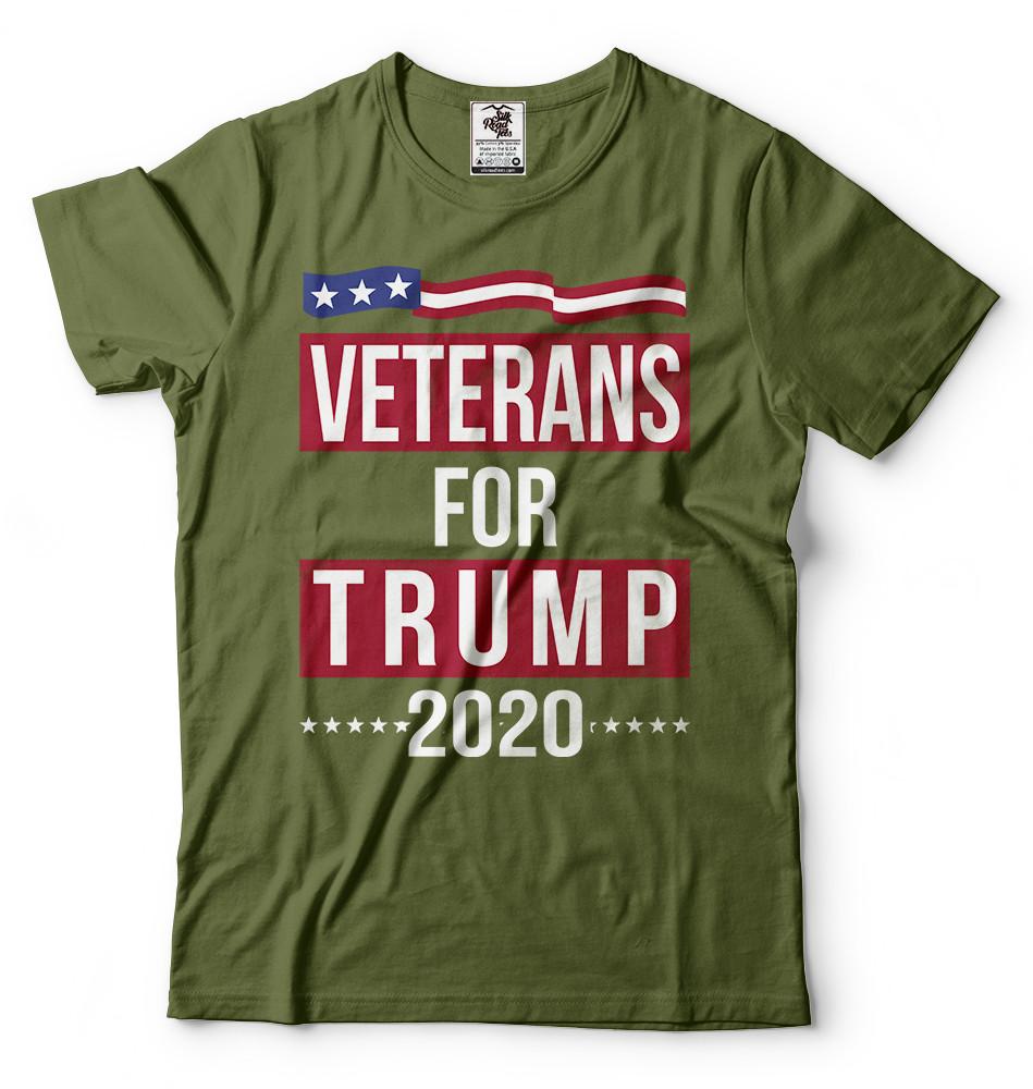 Veterans for Trump 2024 Re-election Shirt Donald Trump Re-election Tee shirt