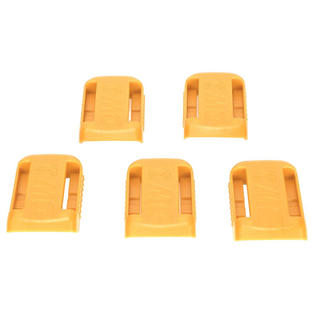 5 Stück Lithium-Batteriehalter Tragbares Elektrowerkzeug Batterie Aufbewahrungsregal mit Senkbohrungen