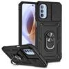 For Motorola Moto G31 G41 Case Magnetic Metal Ring Holder Armor Cases For Moto G 31 41 MotoG31 MotoG41 Slide Lens Protect Cover