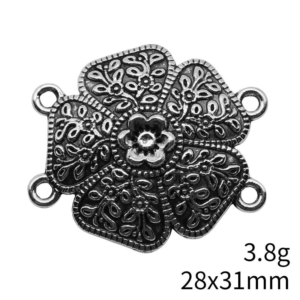 Thanksgiving Day Jewelry Findings And Components Four-Hole Necklace Connector Accessories Parts Cheap Cute Stuff Decorations And Accessories