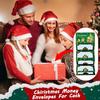 Christmas Money Holder Cards DIY Festive 6-Slot Holiday Greeting Card New Year Winter Holiday Money Clip For Adults Lovers