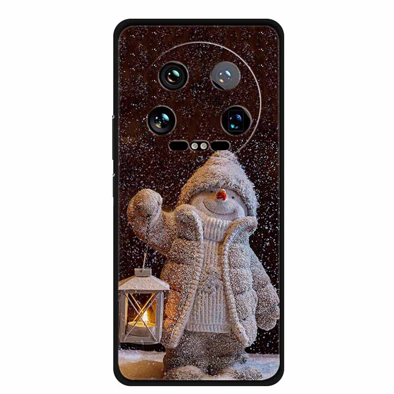 Christmas Phone Case For Xiaomi 14 Ultra Pro Case Soft Silicone Luxury Deer Cover for Xiaomi 13 Ultra Pro Back Coque Cases 14pro
