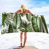 Beach Towel Palm Leaves Pattern Oversized Microfiber Tropical Beach Towel,Thin Lightweight Pool Swim Palm Tree Bath Shower Towel