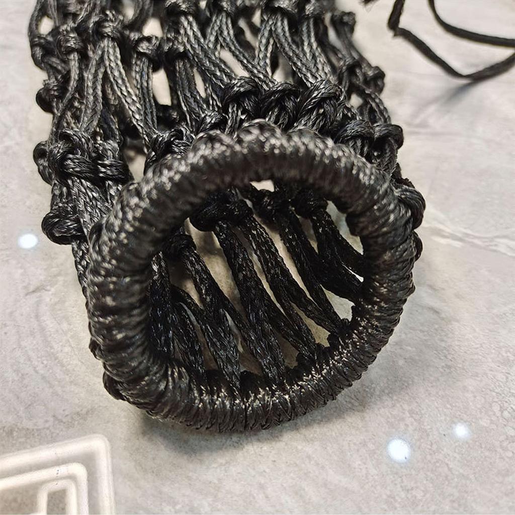 Slow Feed Hay Net Hay Feeder Hay Bag Hay Net Horses Slow Feeder Haynet 36 Inch Length with Holes Hanging Horse Feed Net