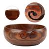 Wood Wooden Yarn Bowl Round Shape Crochet Yarn Bowl Durable Handmade Yarn Bowl  For Knitting