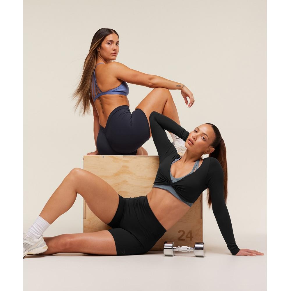 Gymshark Lifting Dipped Waistband Short Black B4b8x Bb2j