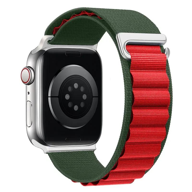 Upgrade Alpine Nylon Strap For Apple Watch Band 11 10 9 8 7 45mm 41mm 42mm 46mm Ultra 3/2 49mm Bracelet Watchband iWatch 6 5 SE