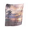 Modern Minimalist Beach Scene Shower Curtain With Polyester Fabric For Bathroom Decor