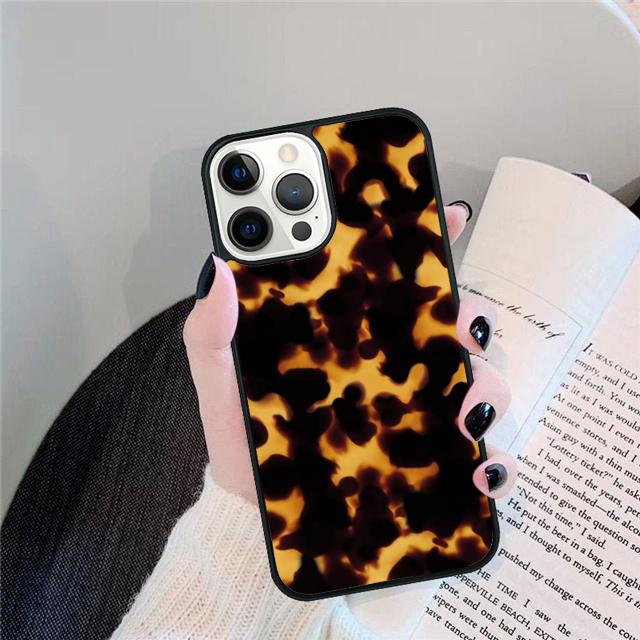 Dark Tortoise Pattern Coque Shell For iPhone 17 Air 15 16 14 13 12 Pro Max 11 Pro Max Plus Phone Case Cover