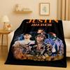 Neue Mode B-Bieber Sänger Star Flanelldecke, Ultraweiche Warme Plüschdecke für Zuhause Schlafzimmer Bett Sofa Abdeckung Büro Reise Geschenk